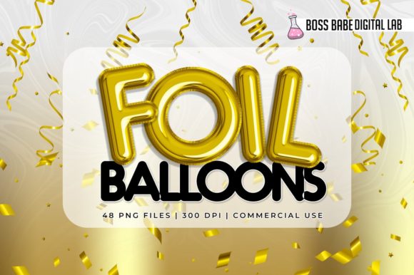 Download Gold Foil Balloon Clipart - Premium Resources