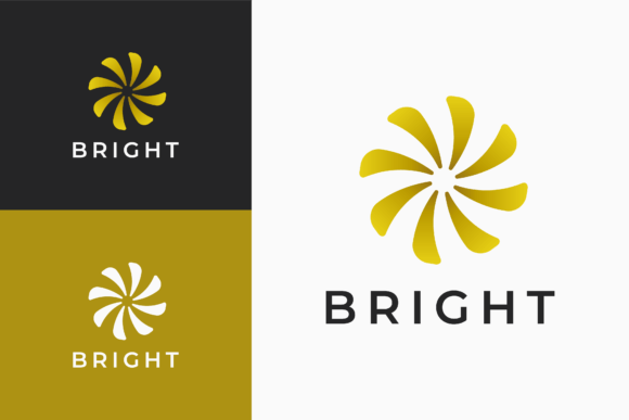 Download Bright Gold Mill Burst Firework Logo - Bright gold Collection